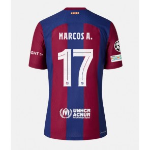 Barcelona Marcos Alonso #17 Hemmatröja 2023-24 Kortärmad